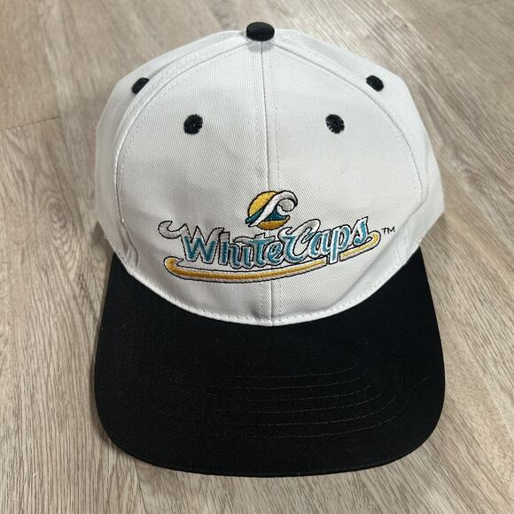 Vintage‎ West Michigan White Caps Hat Snapback MLB Baseball MiLB White Cap - Picture 1 of 8